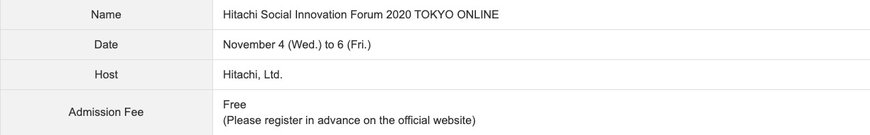 Hitachi Building Systems Exhibits in the Hitachi Social Innovation Forum 2020 TOKYO ONLINE, the Largest Scale Hitachi Group Event
